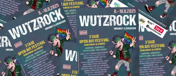 Plakat und Flyer für Wutzrock 2025: Jetzt herunterladen und verteilen!