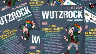 Plakat und Flyer für Wutzrock 2025: Jetzt herunterladen und verteilen!